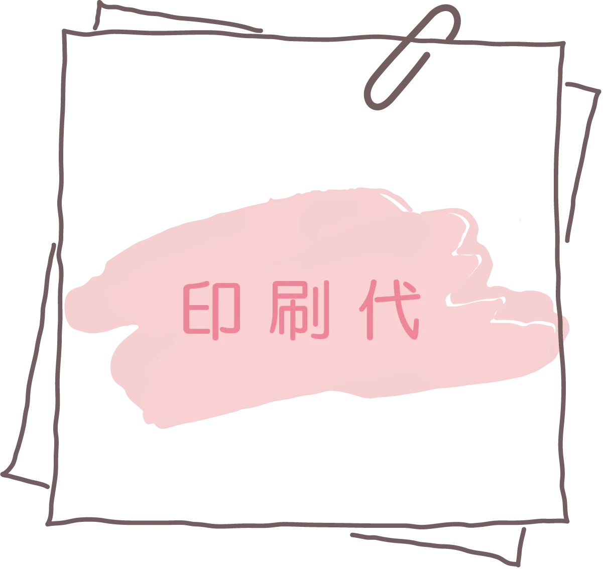印刷代